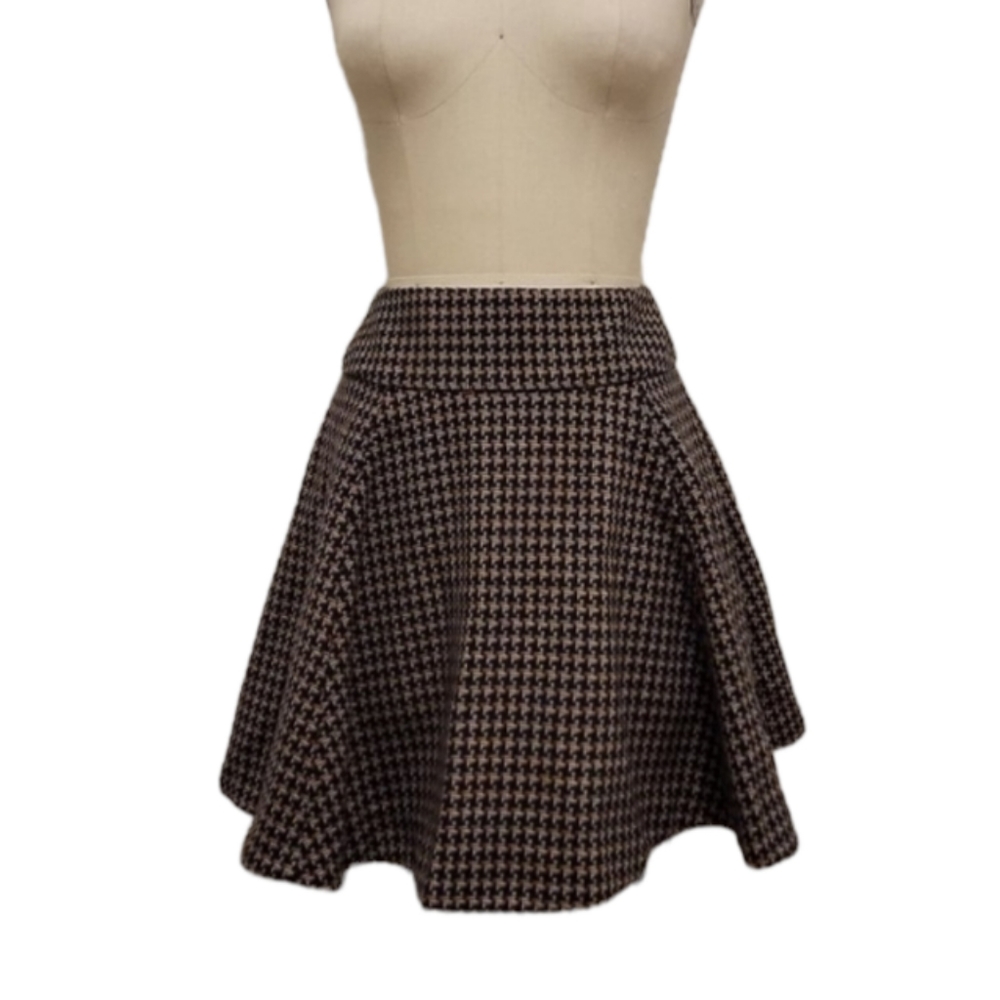 Pink Martini Tweed Wool Skirt Women's XS